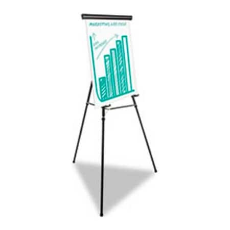 Universal Universal Heavy Duty Presentation Easel, 69" Maximum Height, Metal, Black UNV43034